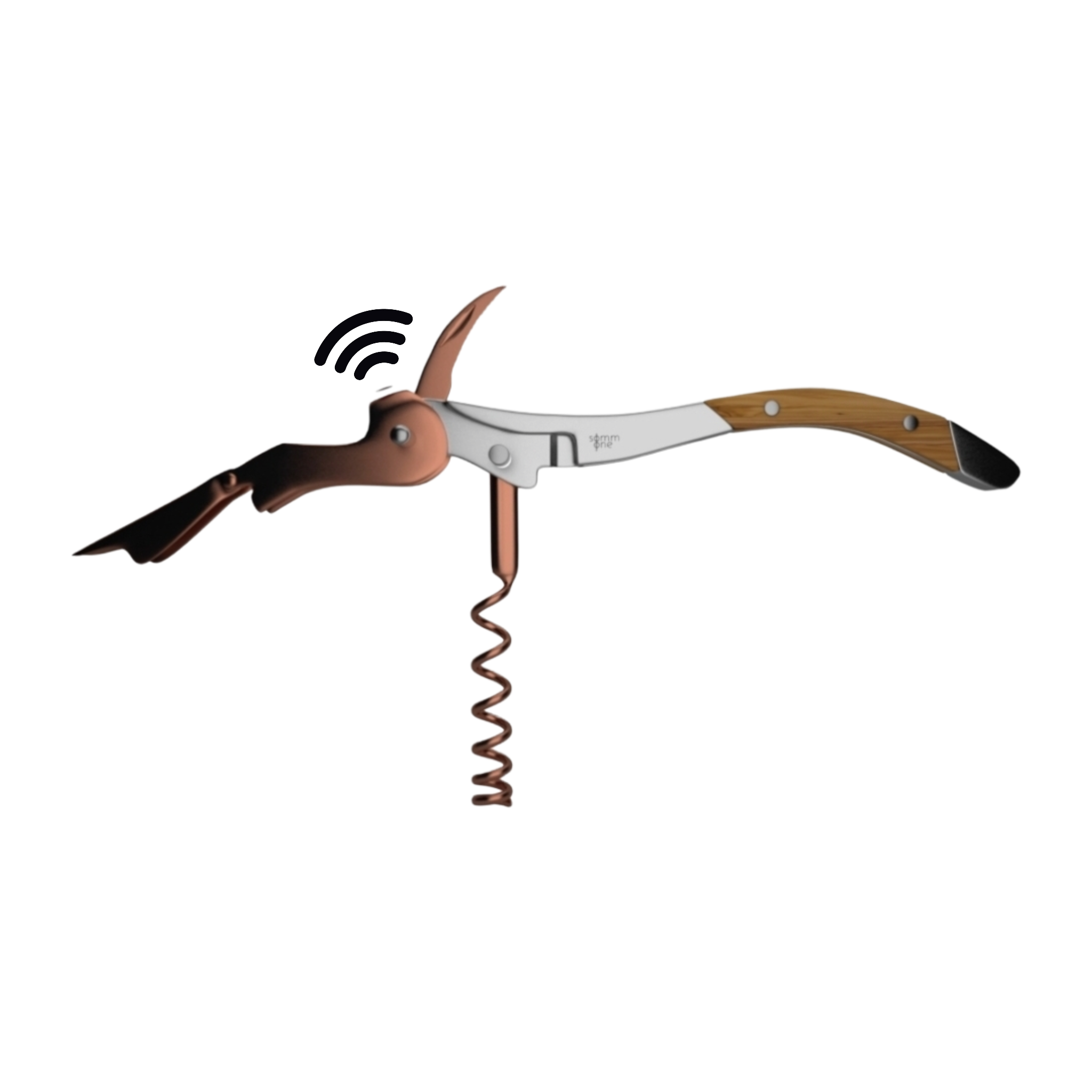 Sommone™ smart corkscrew (incl. lifetime access code for Sommone™ app)